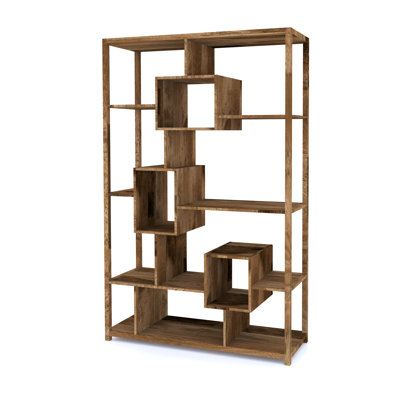 Beatrix 180 cm H x 115 cm W Solid Wood Bookcase