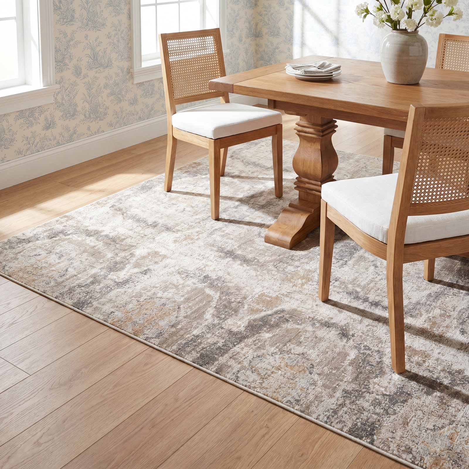 Tatiana Gray Rug, Rectangle 7'10" x 10'10"