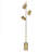 3-Light Metal Floor Lamp