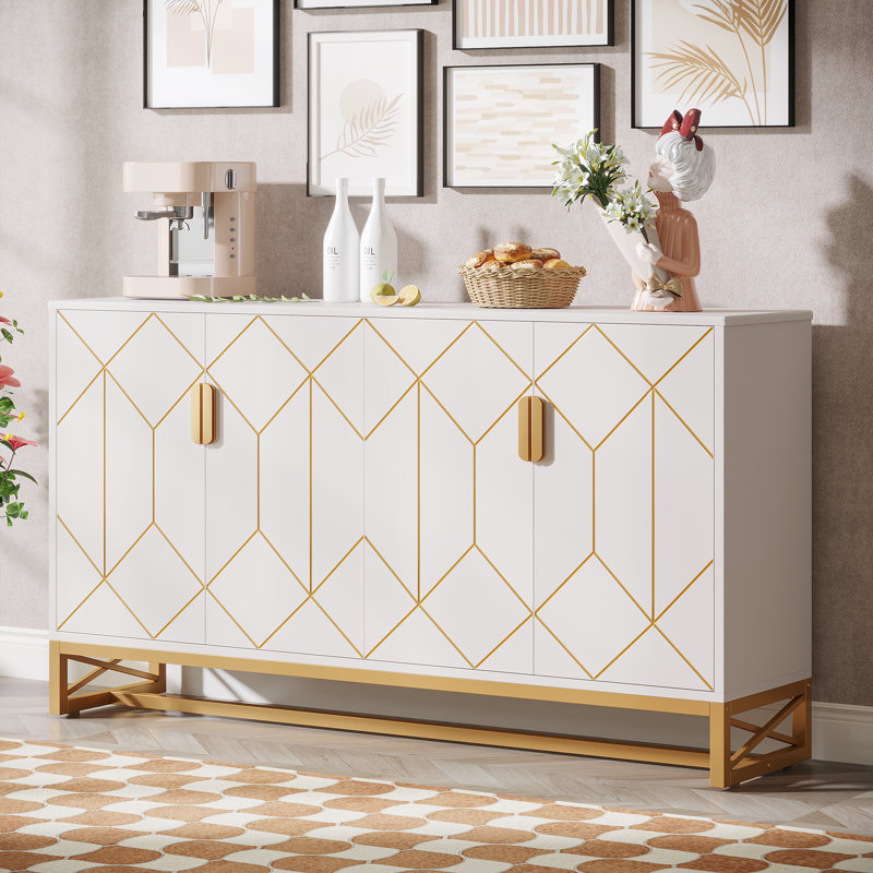 Buffet Zug blanc et doré