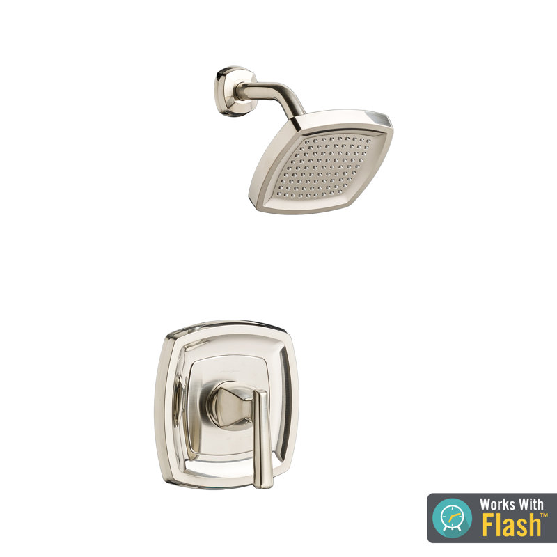 Robinet de douche thermostatique Edgemere, Nickel brossé