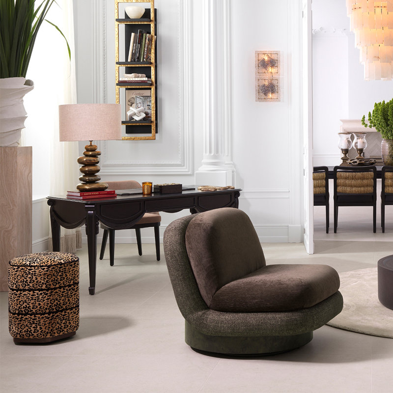Galiano Swivel Armless Chair