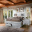 Grand lit avec rangement blanc Ireland