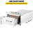 14'' Stainless Steel Drop-In Drawers