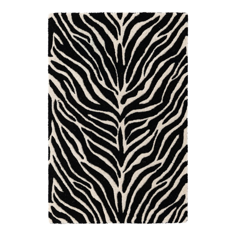 Zebra Kimber Rug, Rectangle 2' x 3'1"
