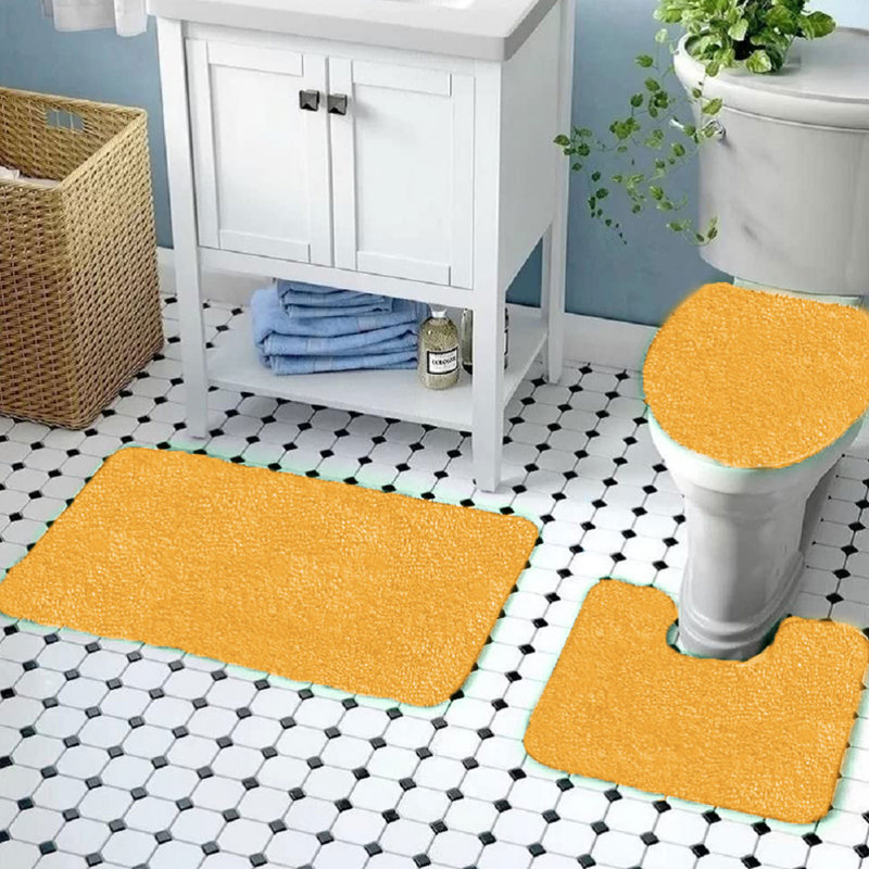 Ensemble de tapis de bain Mckeel, Corail