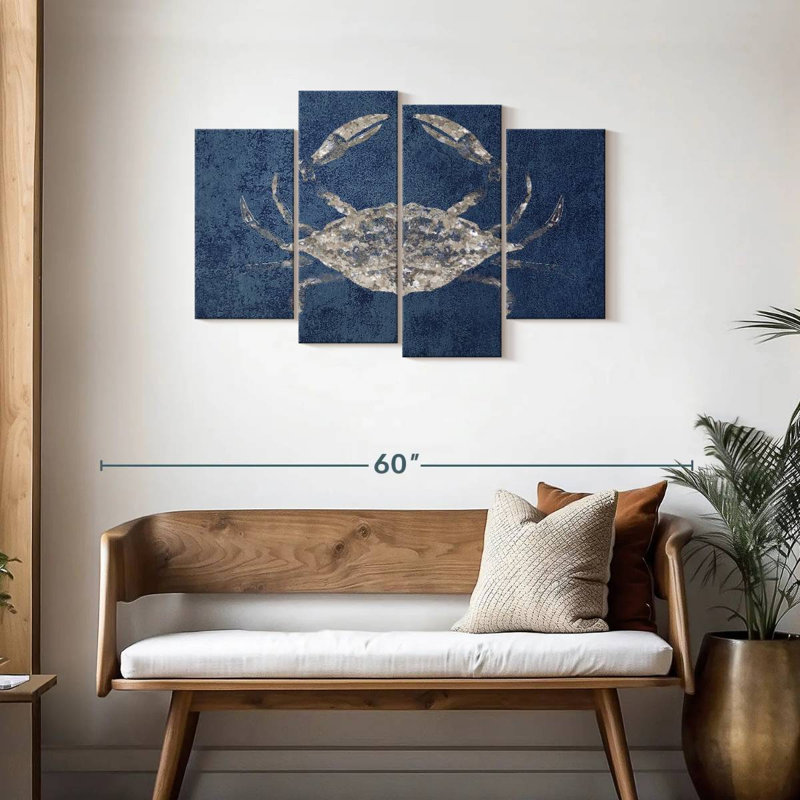 Brampt Sea Life Blues I, 27" H x 43" W