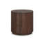 Ridge Outdoor End Table-Stained Saddle Brown