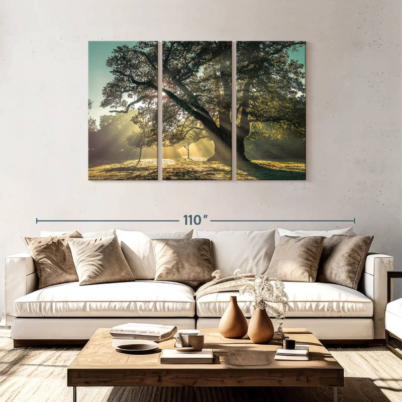 Harnek Breaking Through The Tree, 48" H x 74" W