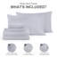 Ensemble de literie pour grand lit en microfibre à séchage rapide Six pièces-112374769