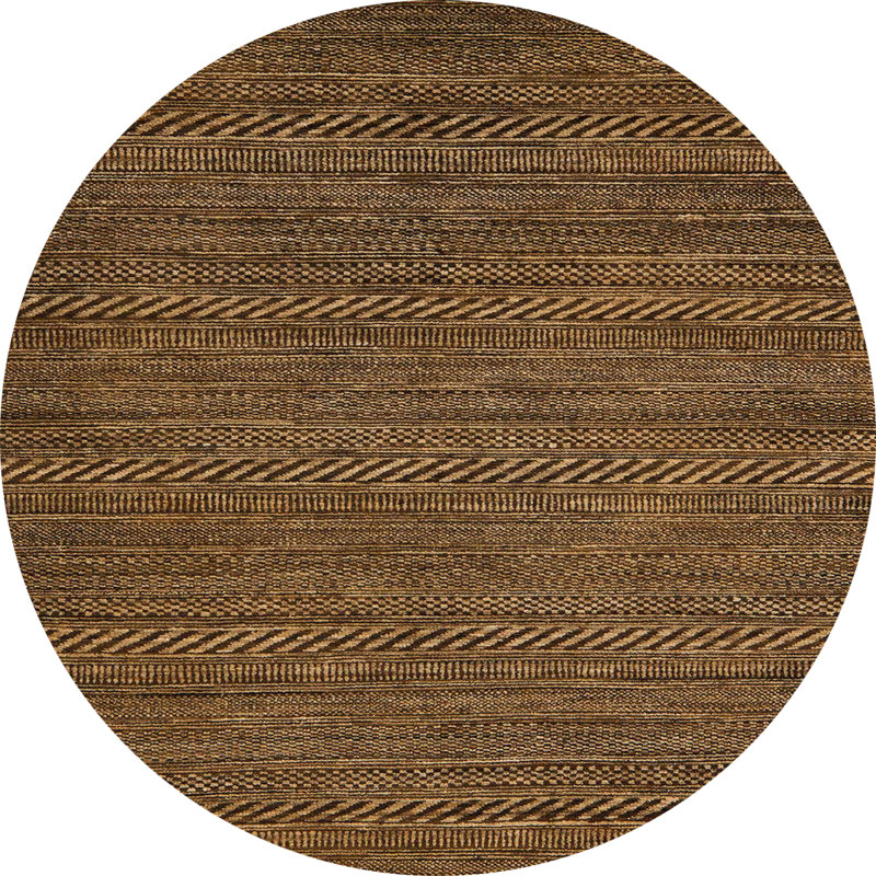Abstract Indoor Rug, Round 4'