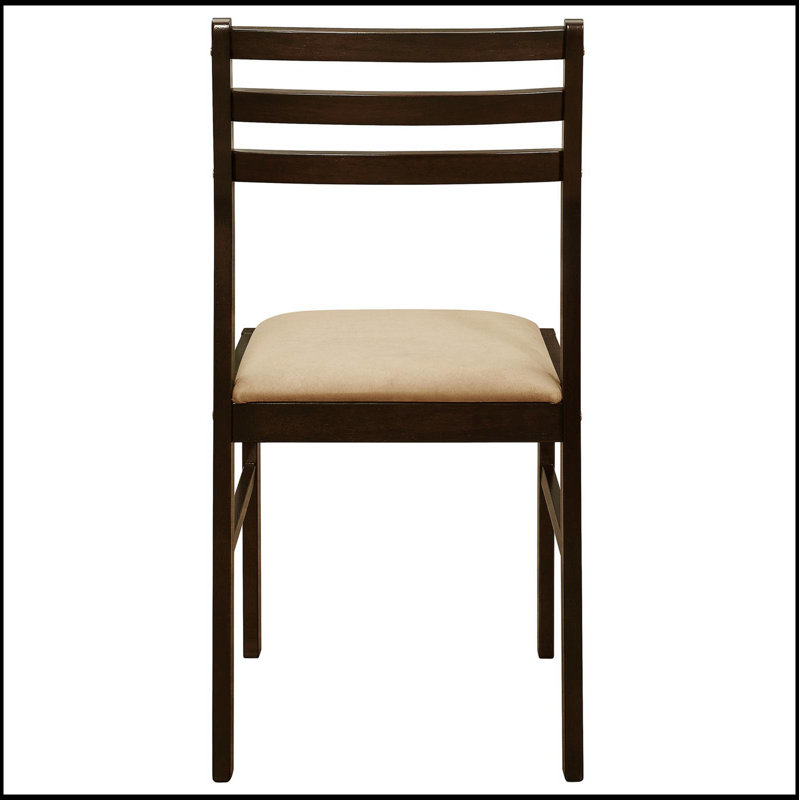 Ensemble repas 3 pièces cappuccino et brun clair avec abattant, parfait pour les petits espaces et un confort élégant