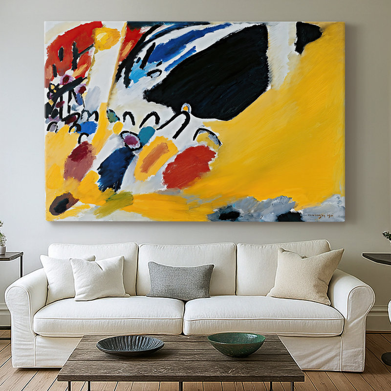 Impression III (concert) - Wassily Kandinsky - Toile tendue avec châssis - 1970, 32 x 48