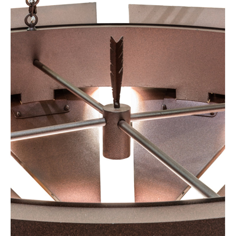 Desert Arrow 9 - Light LED Chandelier