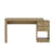 Techni Mobili Expandable Home Office Desk, Pine-78429804