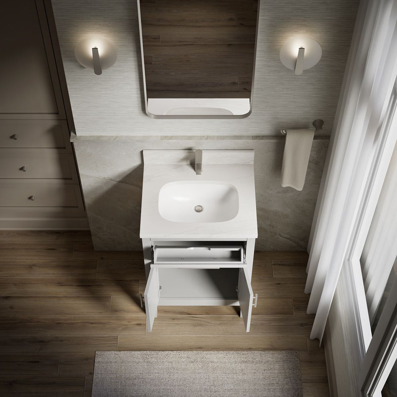 31" Single Bathroom Vanity Set, Atmos Gray, Atmos Gray, 24"