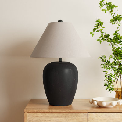 Lampe de table en céramique Eustacia