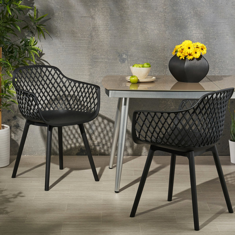 Outdoor Poppy Chair Seating: Weather-, Stable, Polypropylene, 23.73 In.d X 21.04 In.w 32.18 In.h, Modern Chairs: 23.2 21 32 Vibe