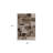 4' X 6' Brown Geometric Area Rug