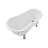 53.1'' x 25.6'' Freestanding Soaking Acrylic Bathtub-72770251-76285530