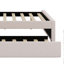 Lit plateforme tapissier avec lit gigogne-1623456793