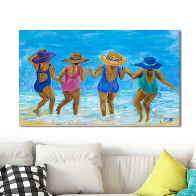 " Ladies On The Beach I " by Julie DeRice