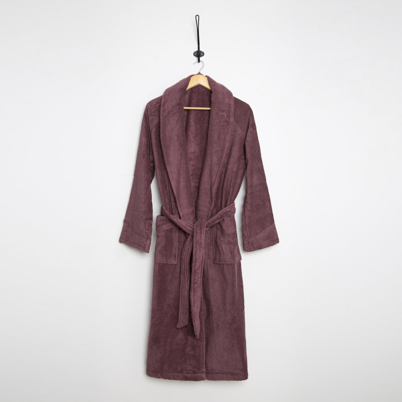 Peignoir de la collection Shally, L, Gris foncé