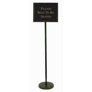  Relx Adjustable Outdoor Sign Holder Stand for Display - 8.5x11  inches Floor Sign Stand with Base for Business Retail Events - Vertical &  Horizontal View Displayed : Office Products