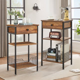 Beom 15.7'' W Metal Nightstand