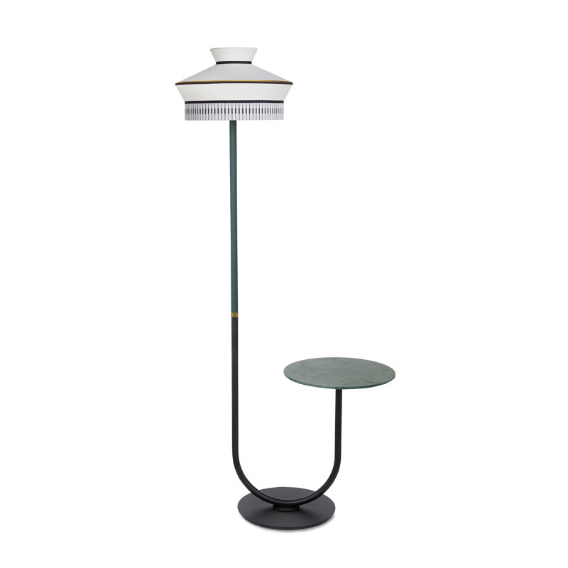 Calypso 66.9" Novelty Floor Lamp, Martinique Building