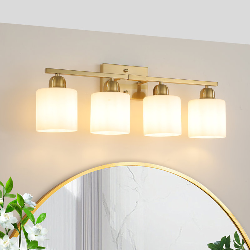 Appliques murales de salle de bain moderne en fer Bright Bright Lighting