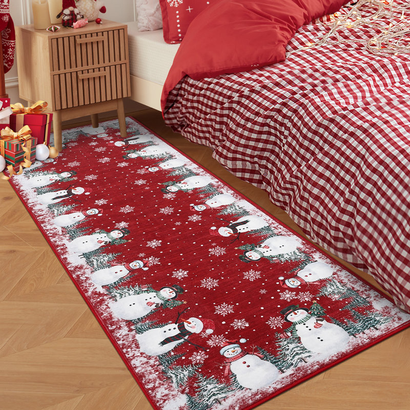 Rectangle Washable Area Rug, 60x180cm