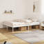 Metal Bed Frame with Headboard White-275720543