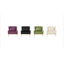 Chaise d'appoint moderne en velours avec structure et coussin en fer-120922549