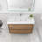 Cloude 42 " W Wall Mounted Wall Mounted 1 Single Vanity Bathroom Vanity With Acrylic Top-924724583