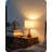 14.2" Solid Wood Table Lamp 