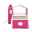 Lit mezzanine double avec glissade et tour