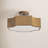 Brondby Semi Flush Mount