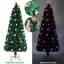 Sapin de Noël vert floqué / givré-1574407696