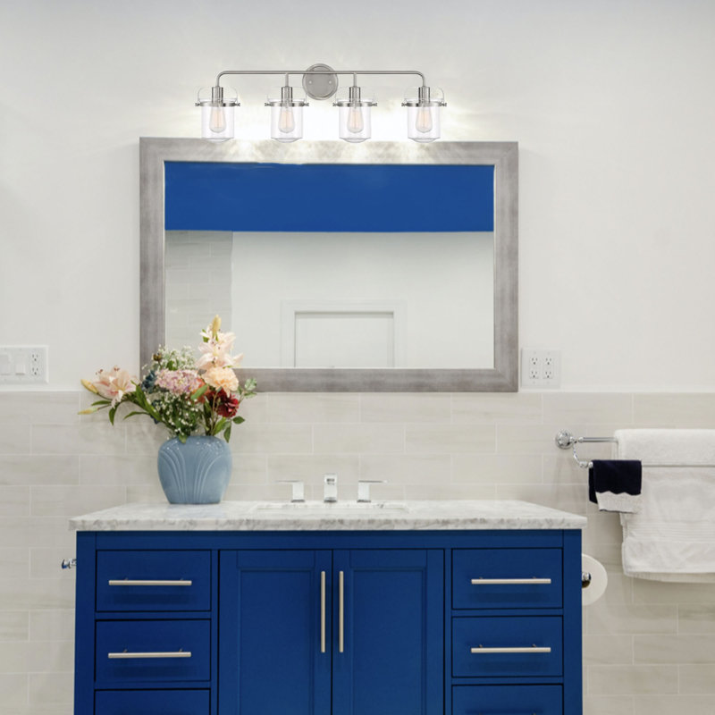 Georgetown 4 - Light Dimmable Vanity Light, Brushed Nickel