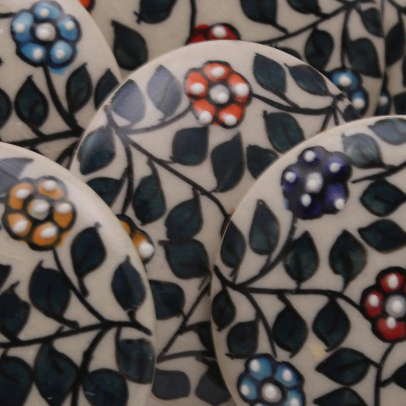 Neder Divine Garden Ceramic Door Knob