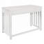 Bureau traditionnel 1pc avec 2 tiroirs et 2 tiroirs à clavier blanc