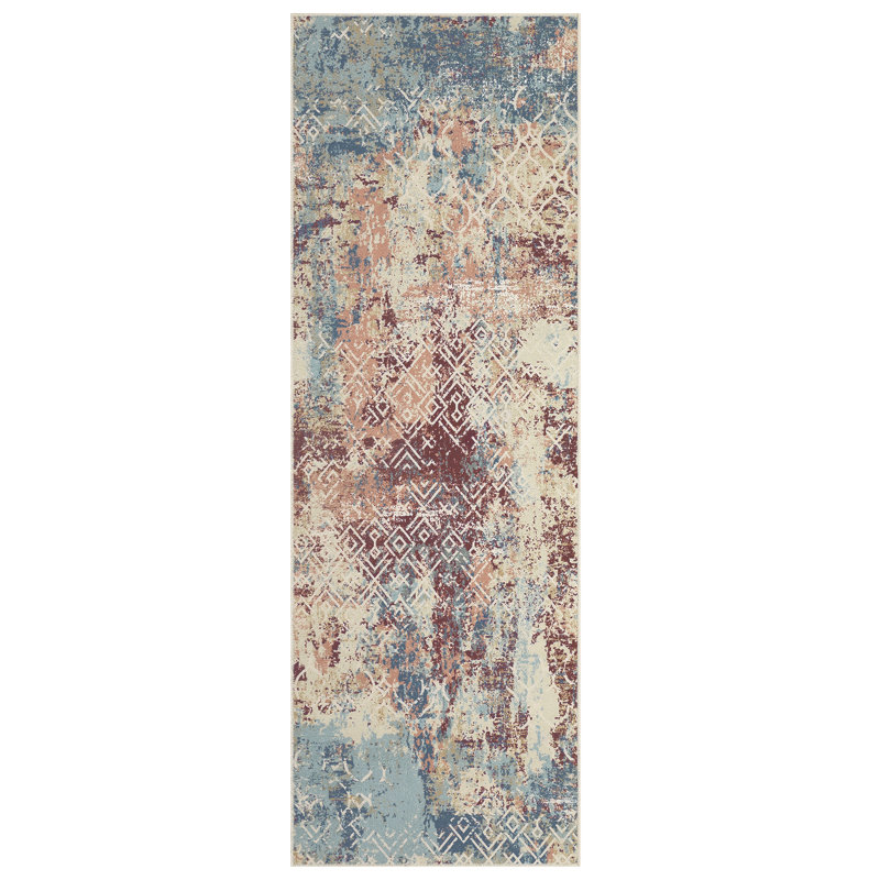 Modern Abstract Aesthetics Area Rug Machine Washable Lightweight Living Room Rug Low Pile Non Slip Stain Resistant Bedroom Carpet Soft Bedside Runner Rug Indoor Decor Floor Mat