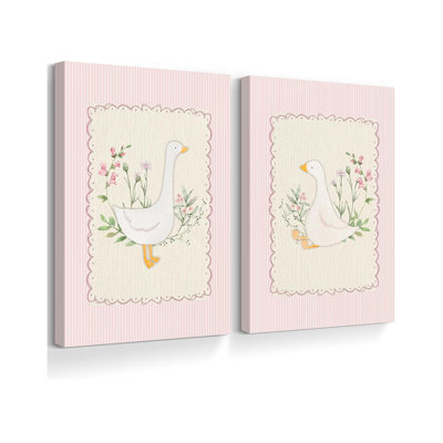2 Piece Wrapped Canvas Wall Art
