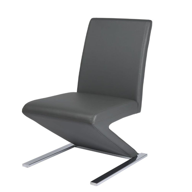 Chaise rembourrée Willaurie, Gris