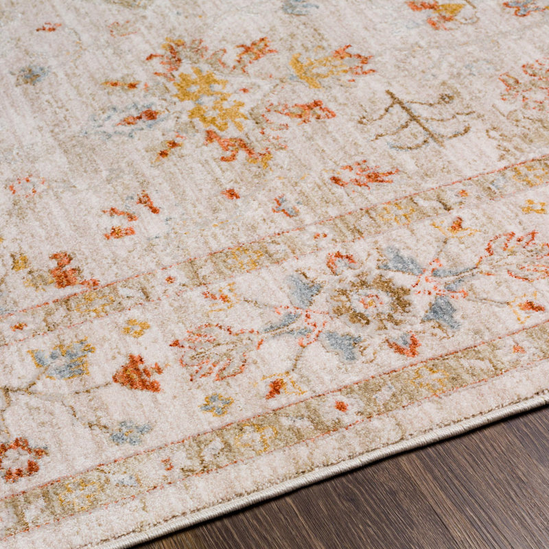 Tapis crème Finnlagh, Tapis de couloir 2 pi 7 po x 10 pi