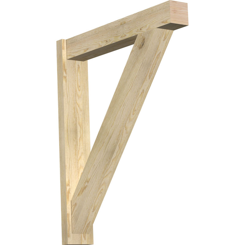Pavé traditionnel traditionnel, P 34 po x H 40 po, Sapin Douglas de 6 po (sciage brut)