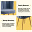 Ensemble de 4 chaises de salle à manger rembourrées Modern Lotus-854240637
