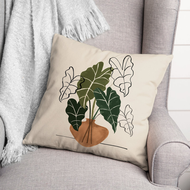 No Decorative Addition Throw Pillow