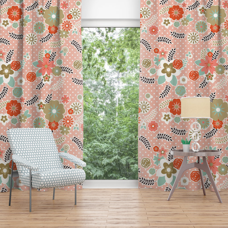 Paire de rideaux obscurcissant en polyester Cisbrough, L 20 po x H 61 po